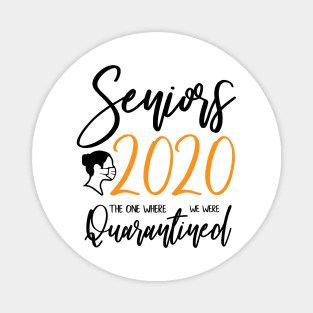 Senior Class of 2020 Shirt Graduation Social Distance Expert Quarantine Magnet